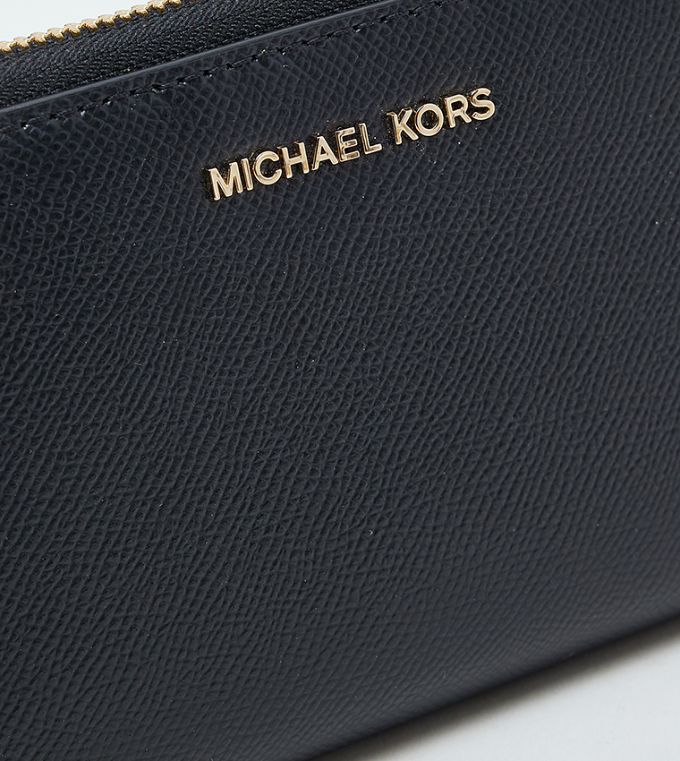 Logo Detail Zip-Closure Long Wallet