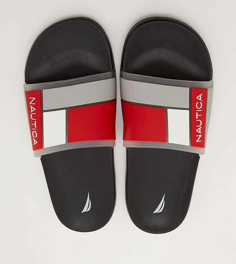 Buy Nautica Bower Clear Color Block Slides In Multiple Colors 6thStreet UAE