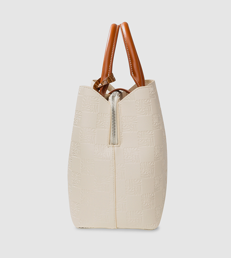 Bsolana Logo Detailed Tote Bag