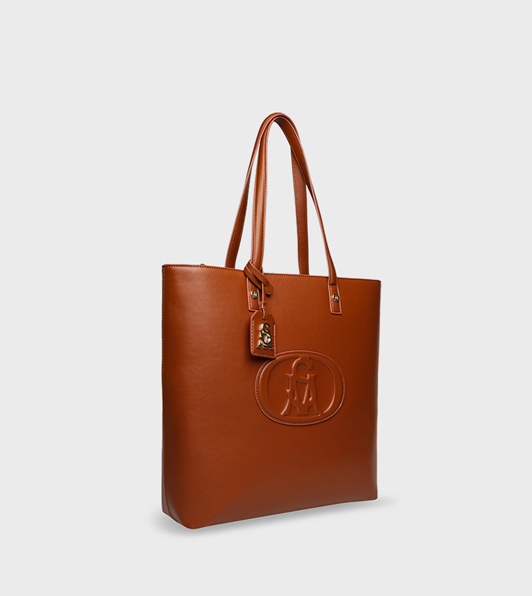 BVELLA Monogram Detail Shoulder Bag