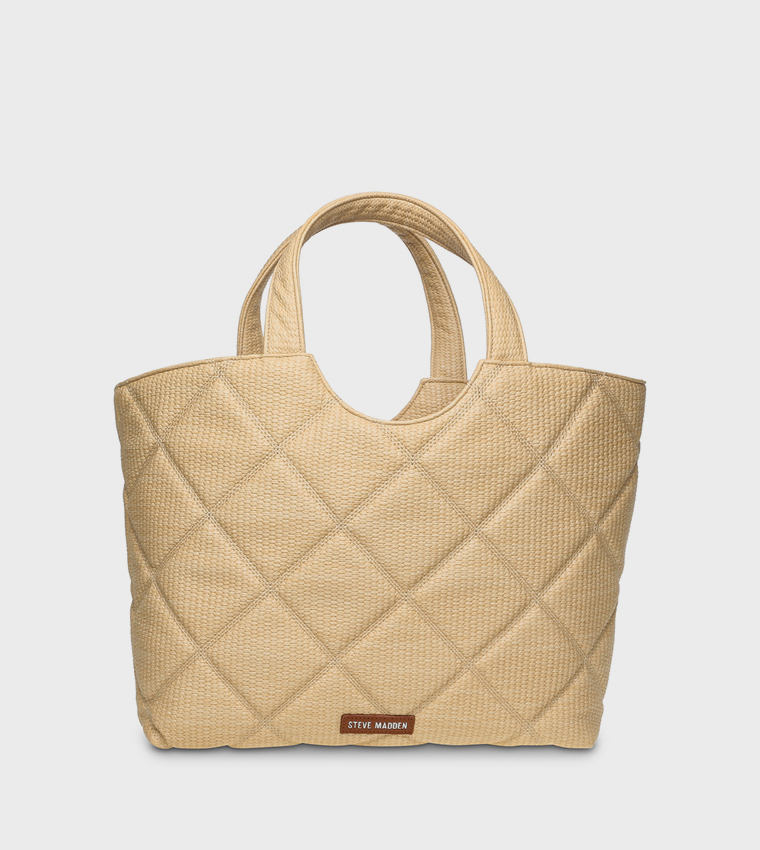 【新作SALE】Steve Madden BFUSE トートバッグ Buy Steve Madden BFUSE Quilted Tote Bag With Pouch In Black