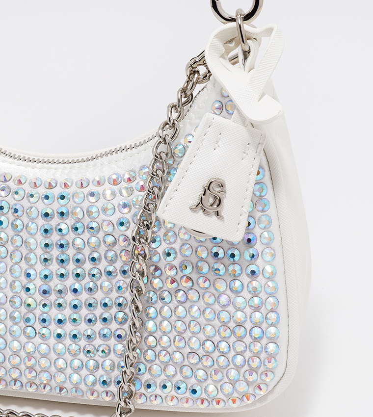 Buy Steve Madden BVITAL A Embroidered Crossbody Bag With Coin Purse In