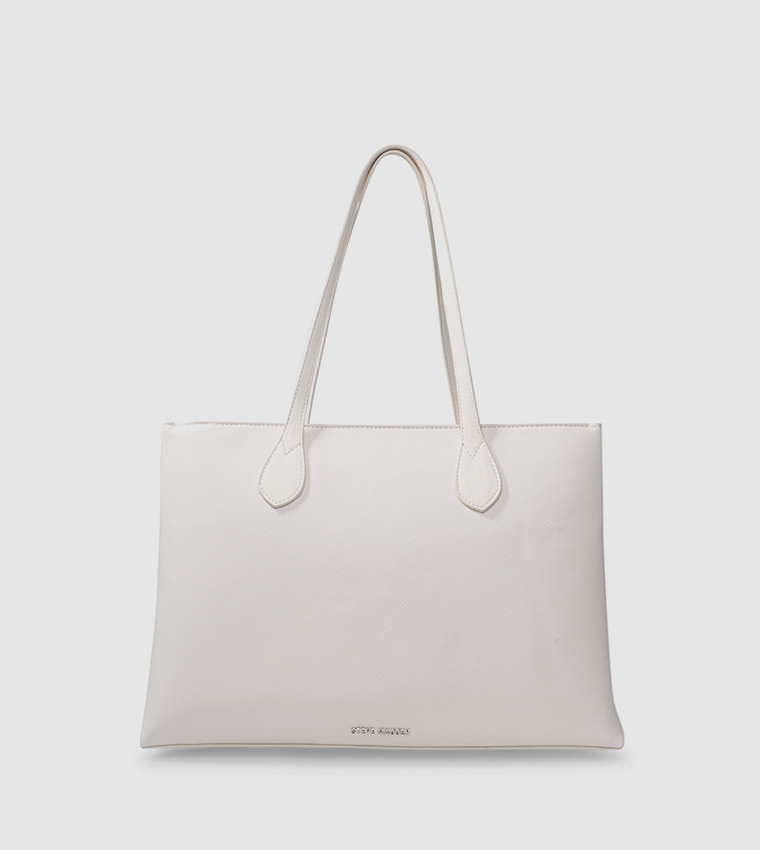 Structured crosshatch hotsell tote bag