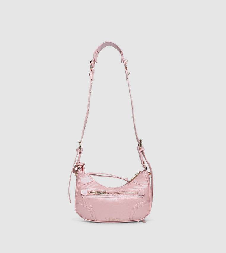 Steve Madden Bdaylinc transparent weekend bag in candy pink