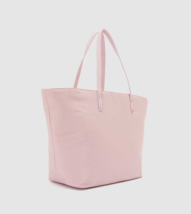 BJUDE Solid Tote Bag with Pouch
