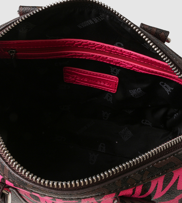 Buy Steve Madden BBABY G Logo Detailed Duffle Bag In Pink