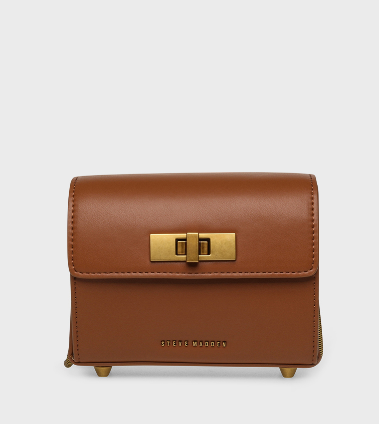 BMINSK Twist-Lock Crossbody Bag
