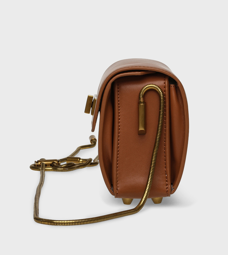 BMINSK Twist-Lock Crossbody Bag