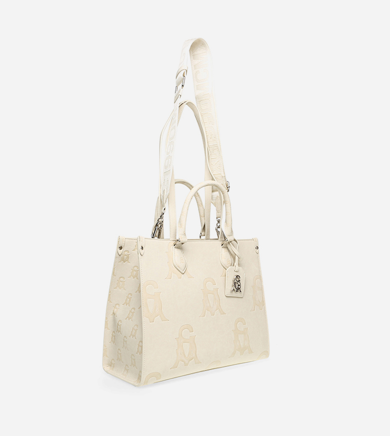 BSTILO-X Monogram Patterned Tote Bag