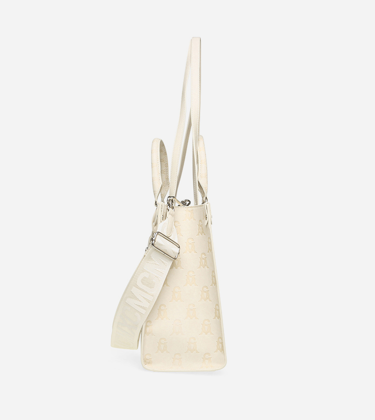 BSTILO-X Monogram Patterned Tote Bag