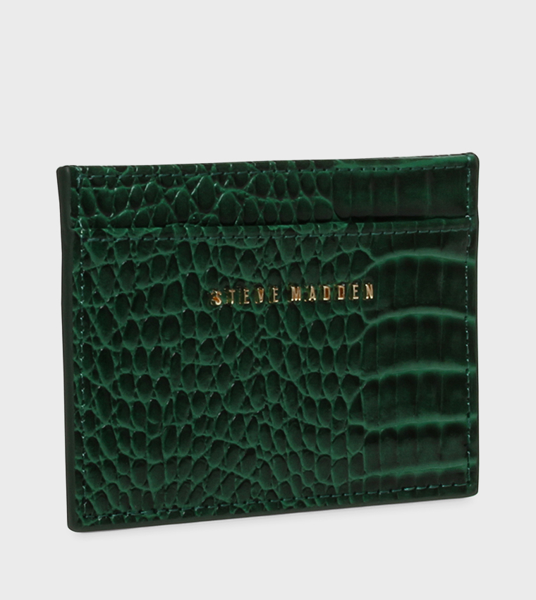 Steve madden green online wallet