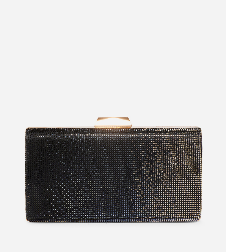 BDESIRI Embellished Clutch with Chain