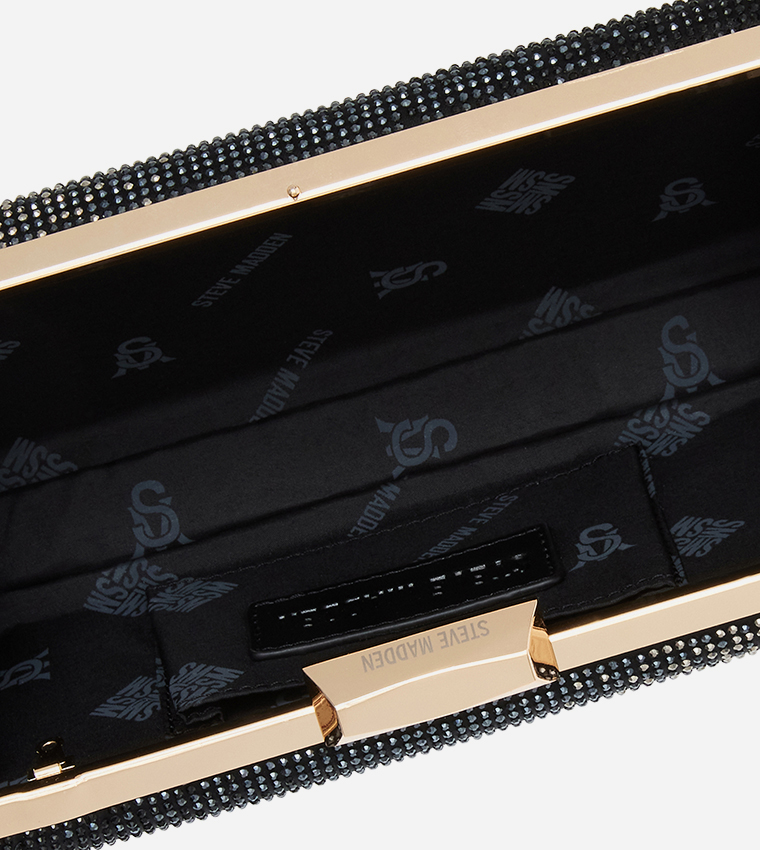 BDESIRI Embellished Clutch with Chain