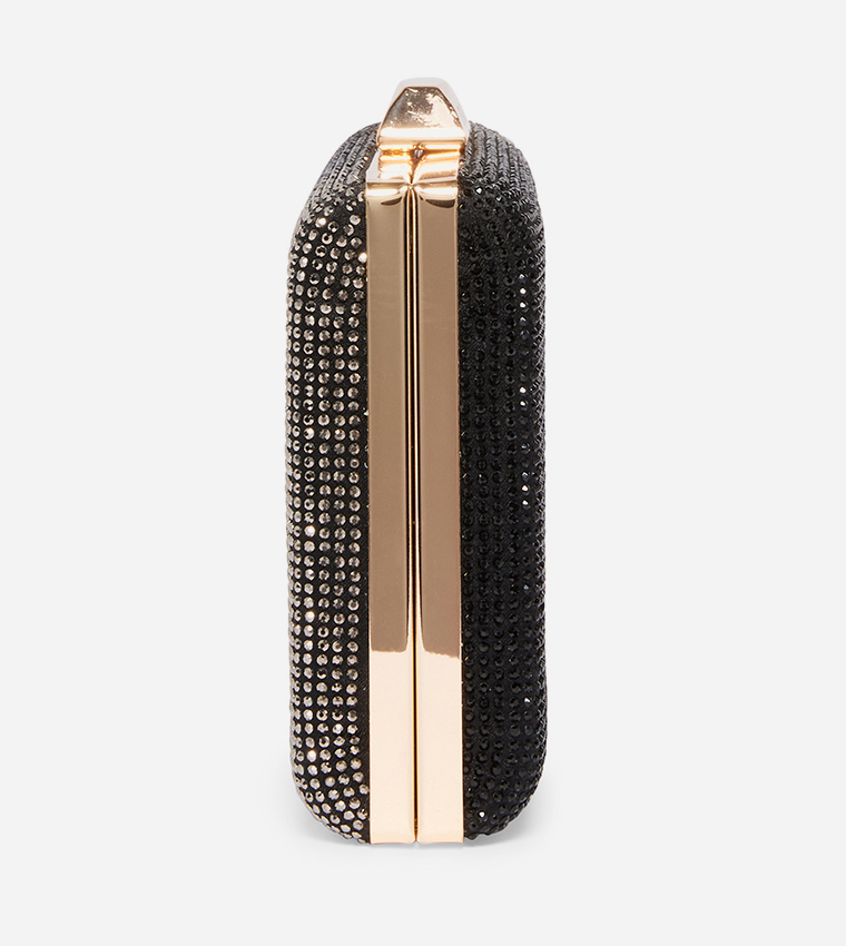 BDESIRI Embellished Clutch with Chain