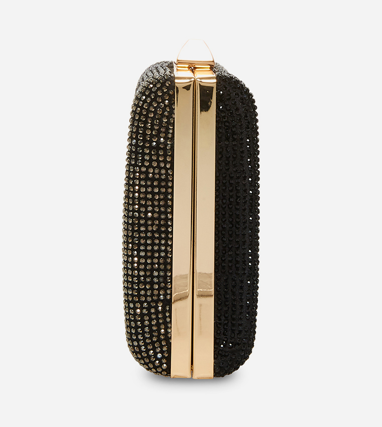 BDESIRI Embellished Clutch with Chain