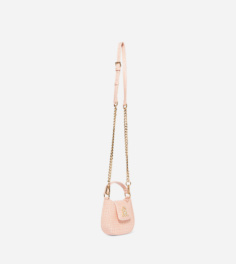 BAYVA Monogram Detail Crossbody Bag