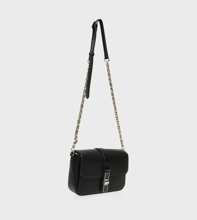 Buy Steve Madden BDAVINA Textured Crossbody Bag In Black | 6thStreet UAE