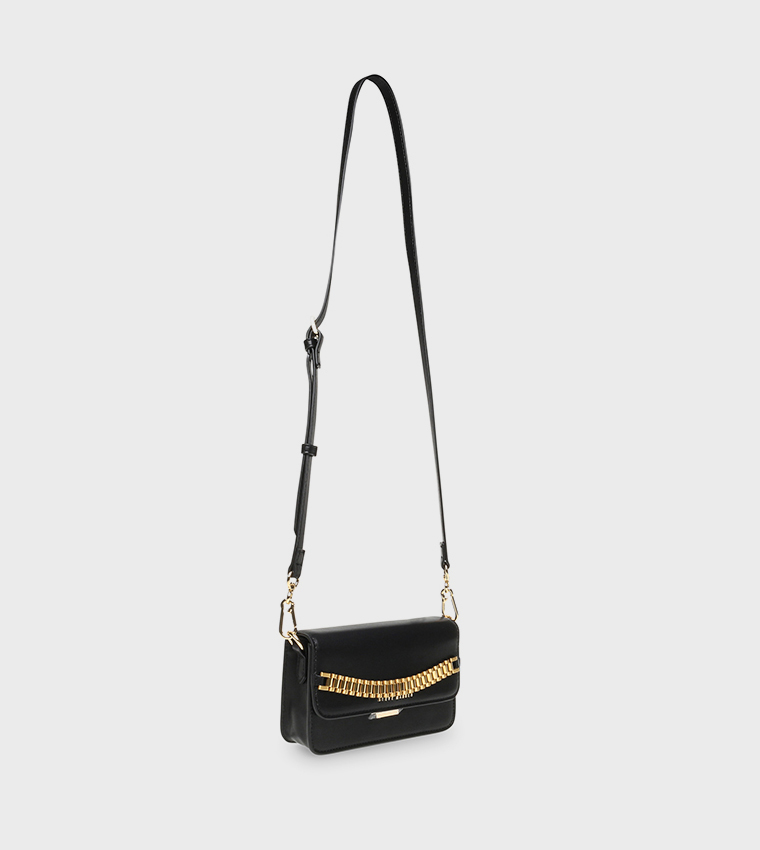 BINSTANT Metal Accent Crossbody Bag