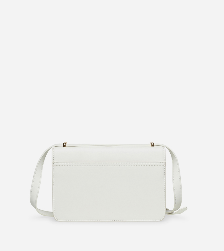 BINSTANT Metal Accent Crossbody Bag