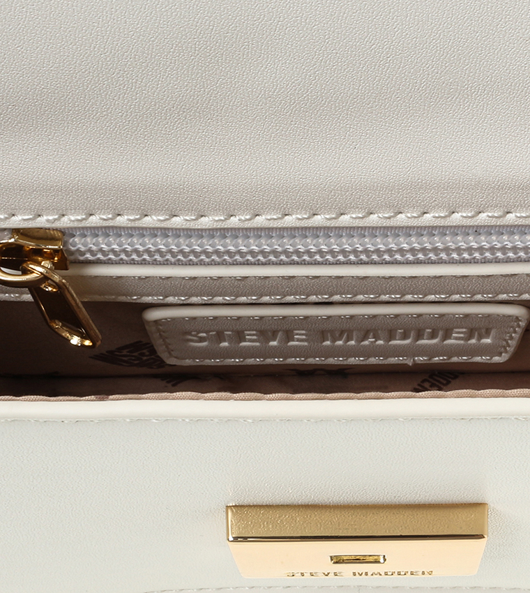 BINSTANT Metal Accent Crossbody Bag