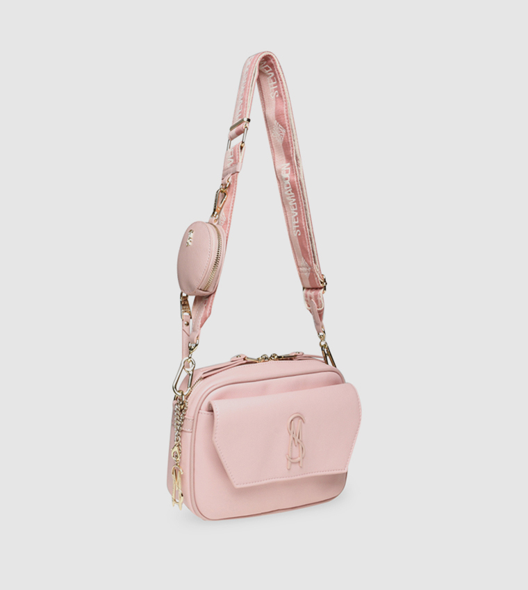 Buy Steve Madden Solid Tote Bag with Braided Handles and Purse | Splash UAE
