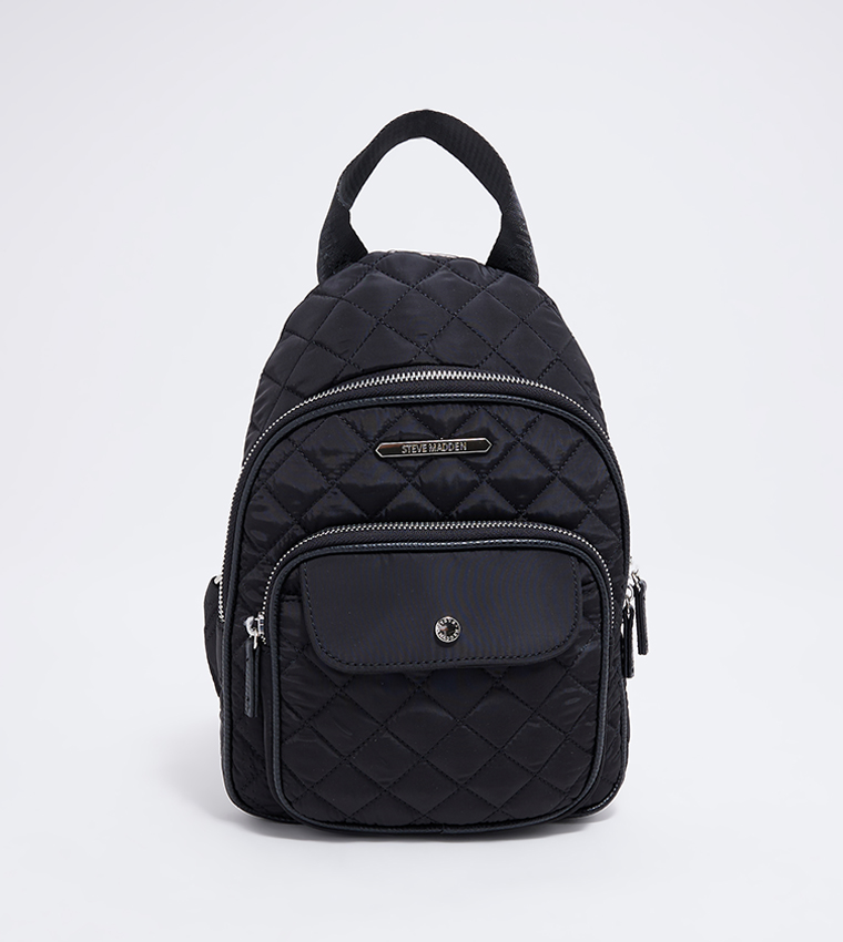 Steve madden small black store backpack