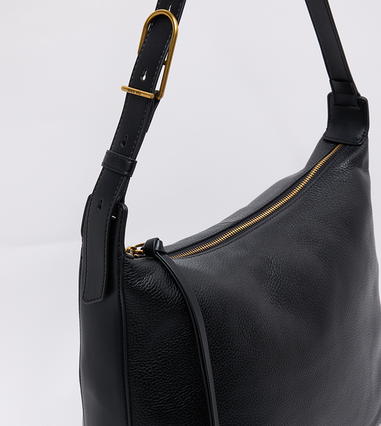 HANA Textured Shoulder Bag