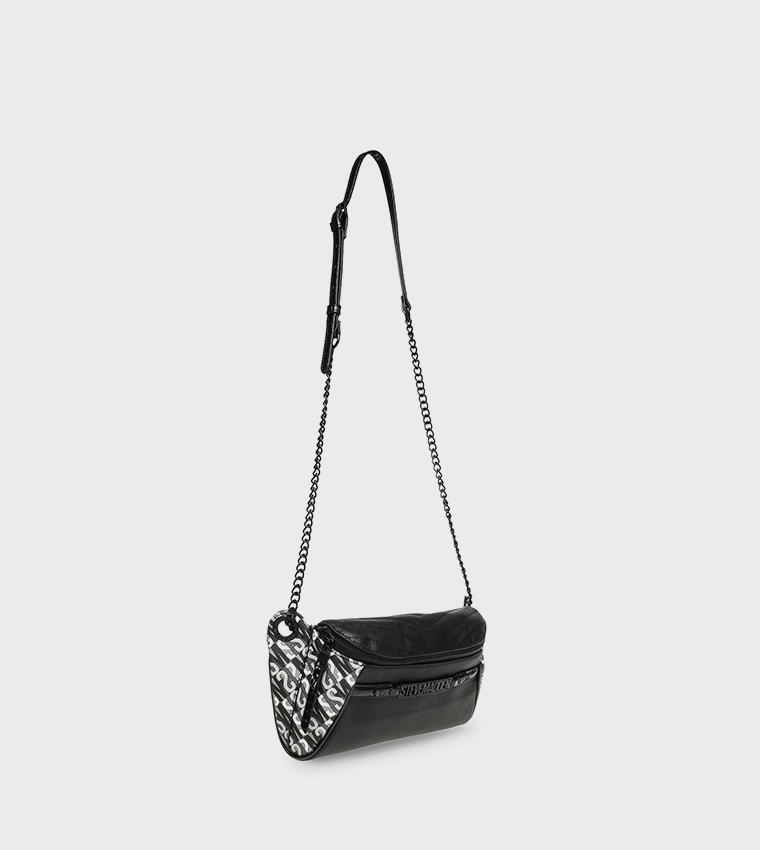 BFUTURE Logo Detail Chain Handle Crossbody Bag