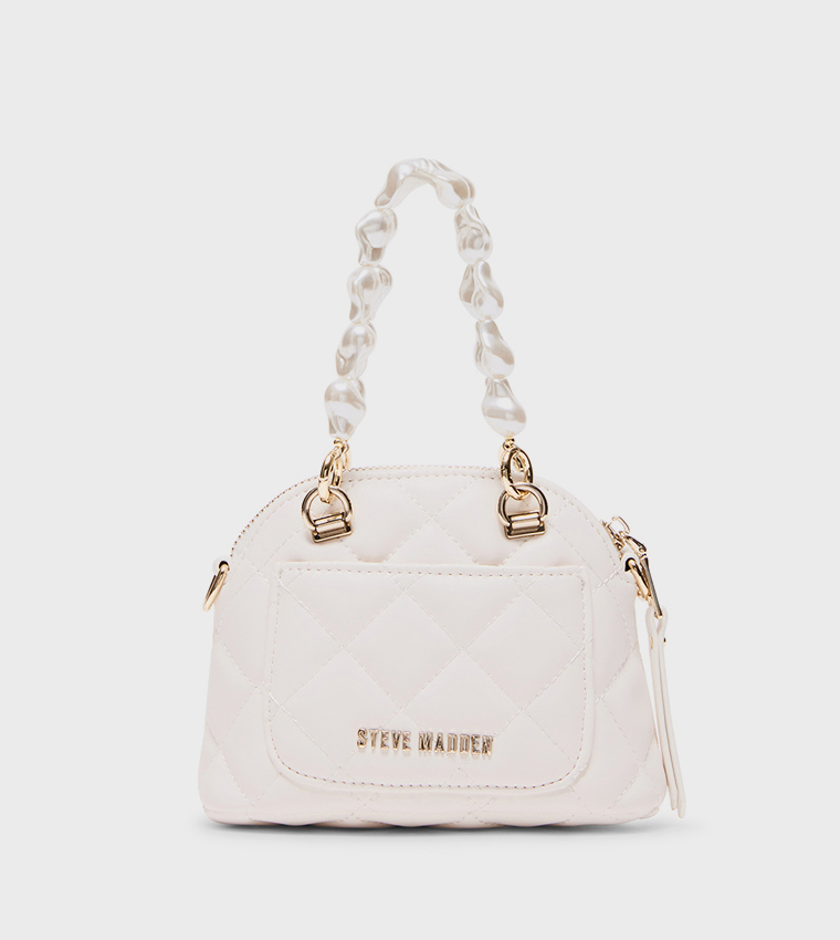 BCONNIE Quilted Double Handle Crossbody Bag