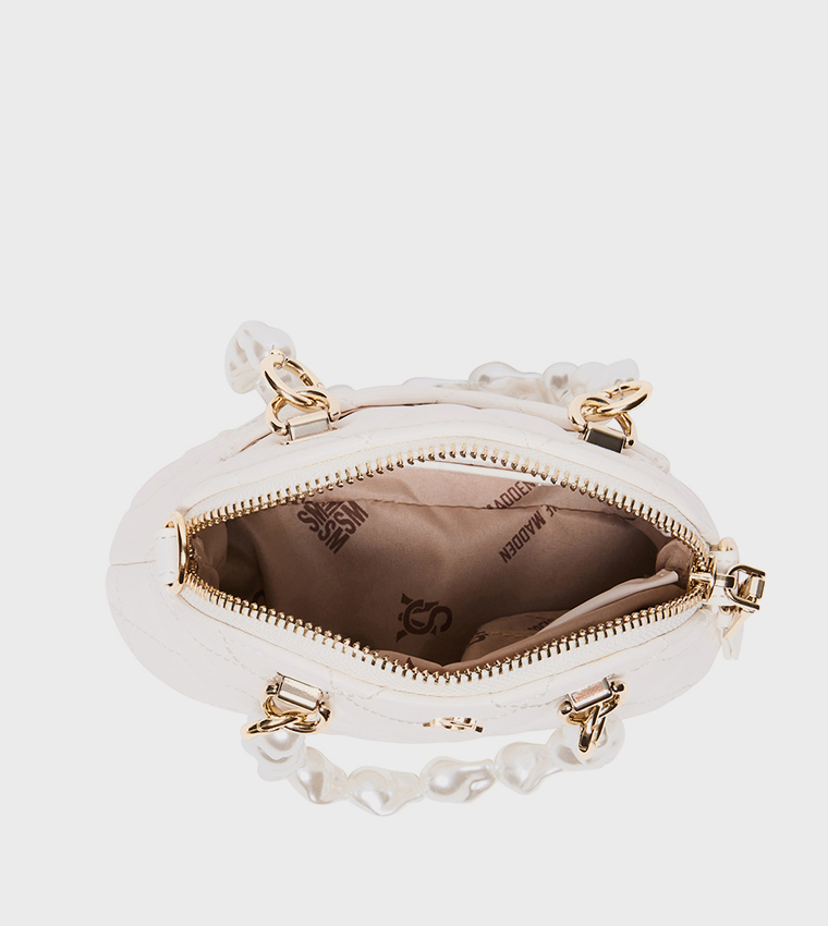 BCONNIE Quilted Double Handle Crossbody Bag