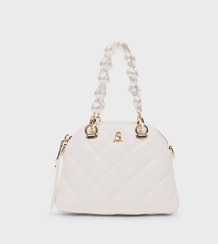 BCONNIE Quilted Double Handle Crossbody Bag