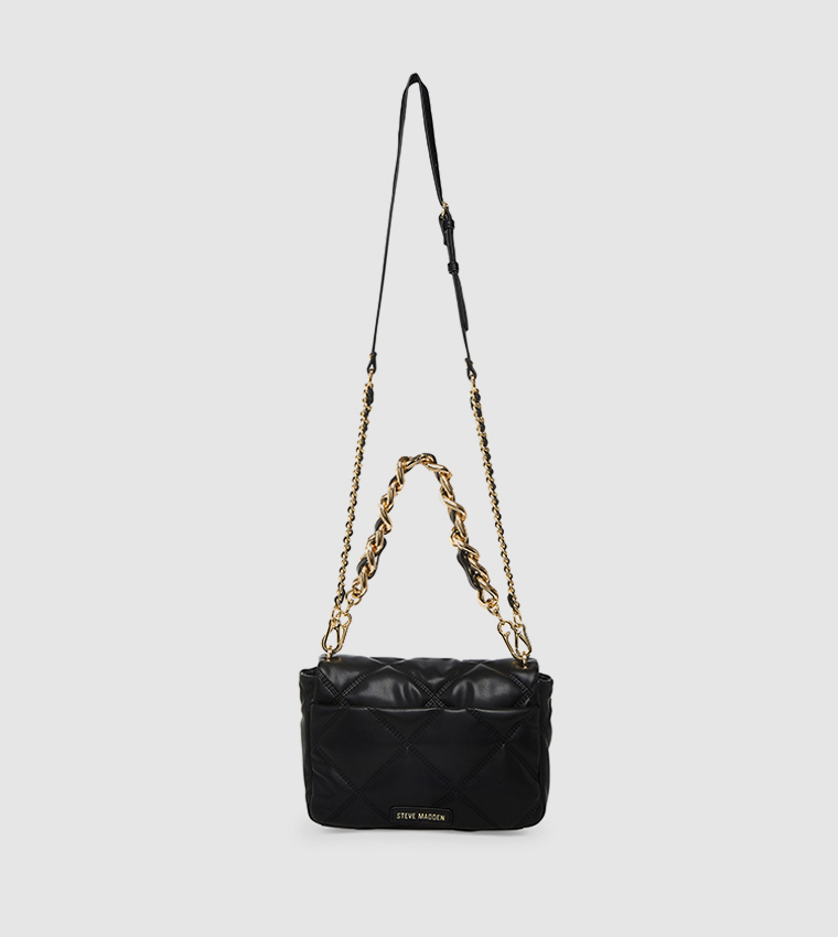 Buy Steve Madden BTRIXIES Quilted Convertible Crossbody Bag In Black