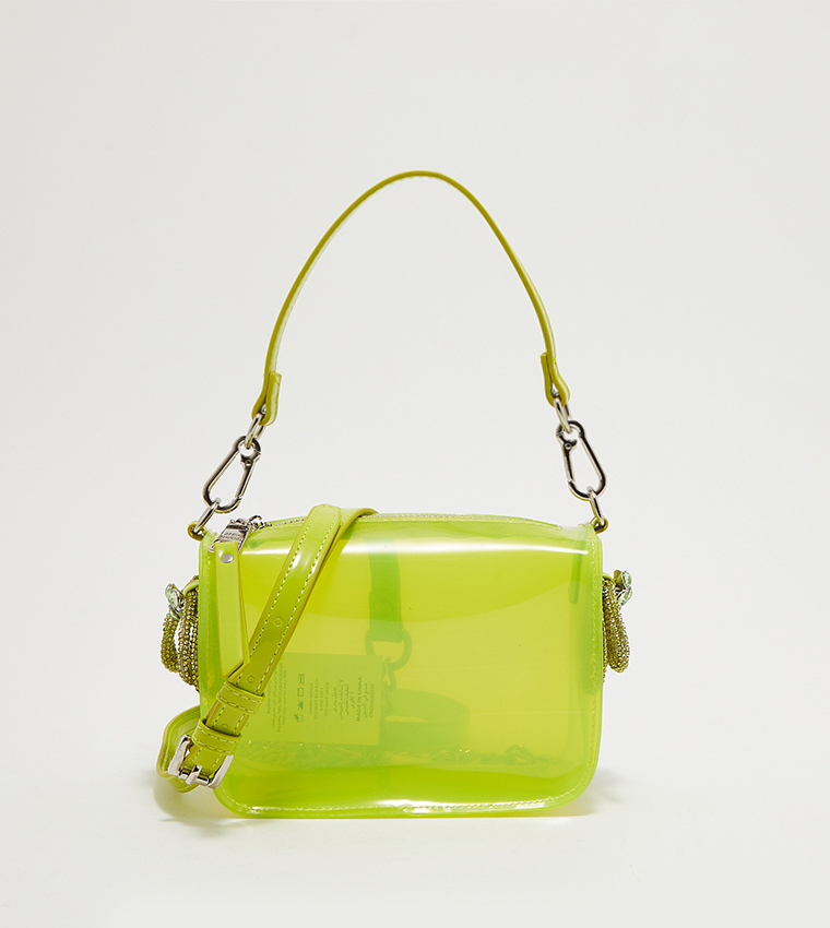 Transparent crossbody cheap bag