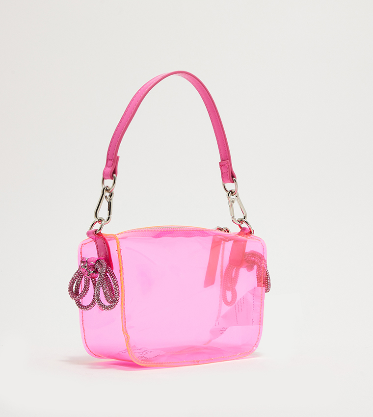 Buy Steve Madden BVALAN Transparent Crossbody Bag With Pouch In Pink 6thStreet Saudi Arabia