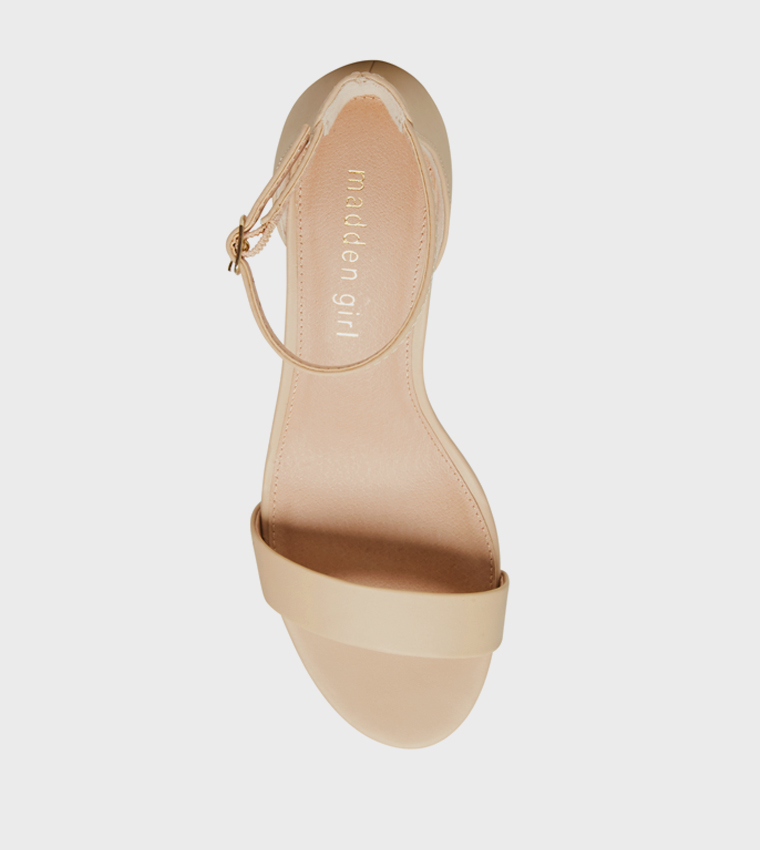 Madden girl beige heels best sale