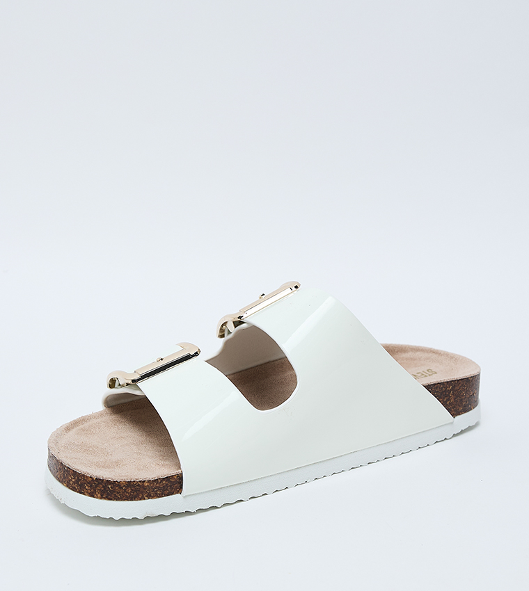 BODIEE Double Strap Comfort Sandals