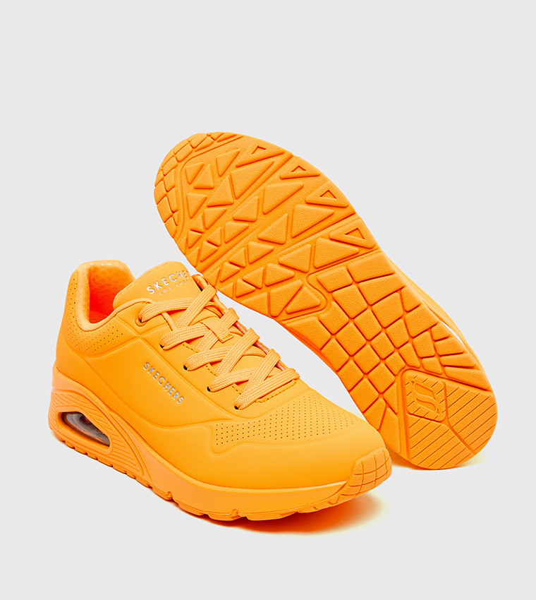 UNO Logo Detail Lace-Up Sneakers