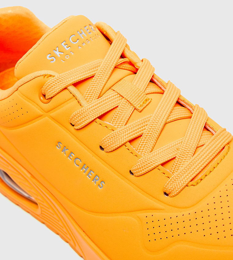 UNO Logo Detail Lace-Up Sneakers