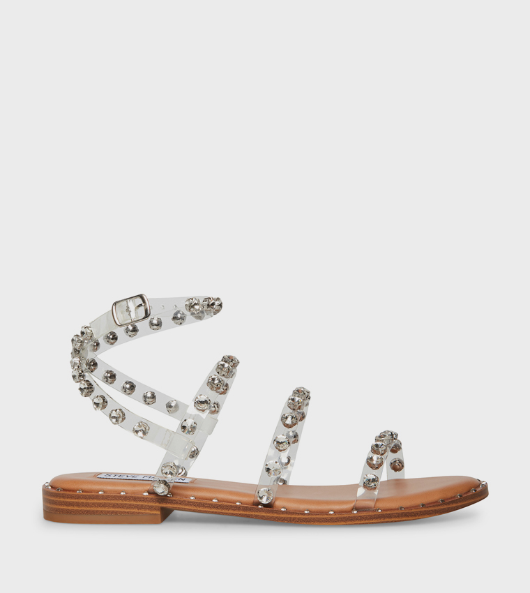 TRAVEL Embellished Flat Sandals
