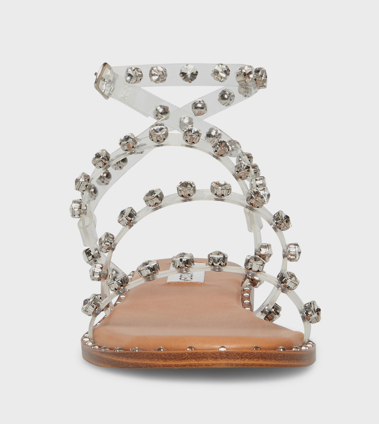 TRAVEL Embellished Flat Sandals
