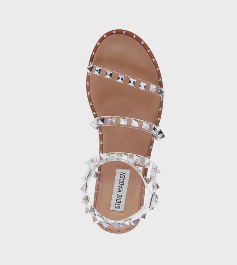 TRAVEL Embellished Flat Sandals