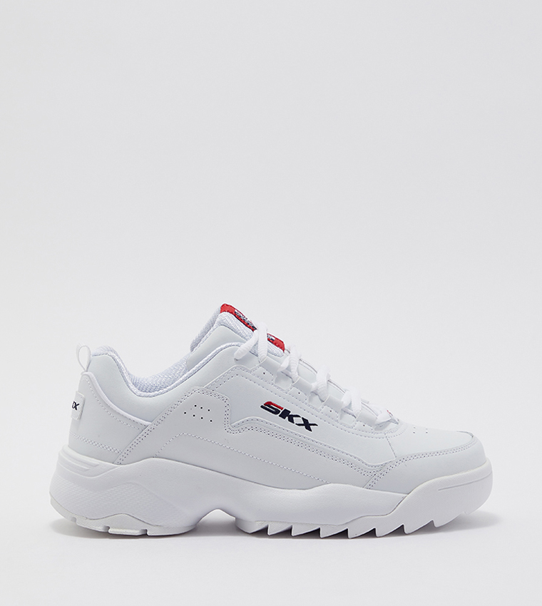 Buy Skechers Evero Mid Top Sneakers White In White 6thStreet Oman