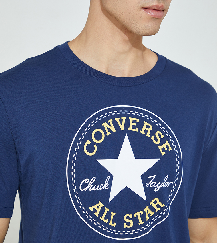 Buy Converse Nova Chuck Patch T Shirt In Blue | 6thStreet Qatar