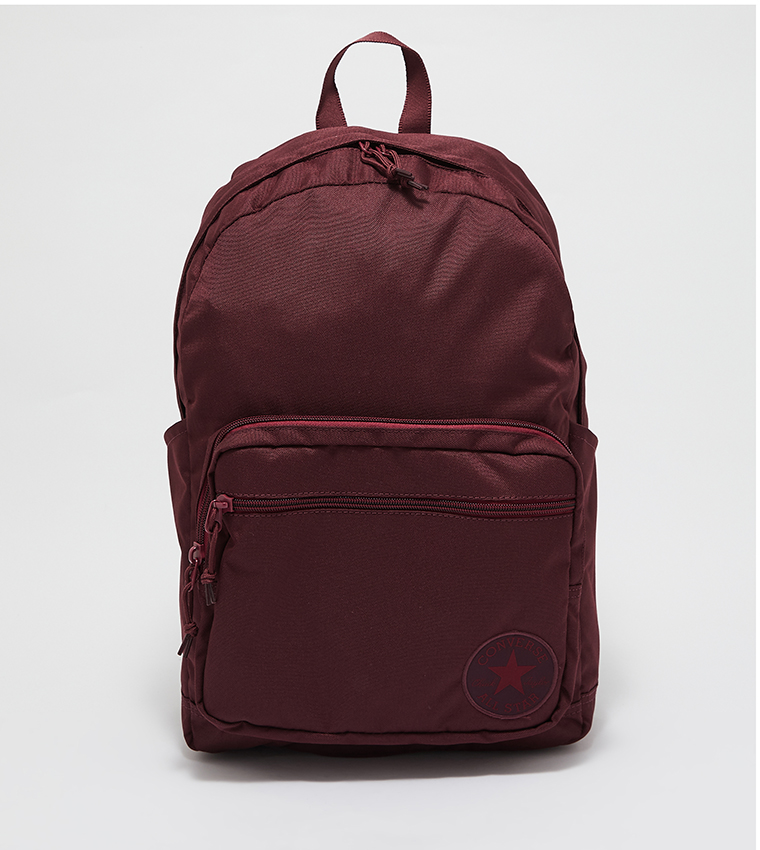 Burgundy converse outlet backpack