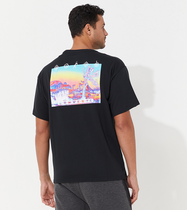 Inverted Desert Graphic Printed T-Shirt