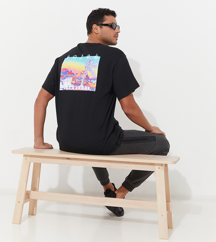 Inverted Desert Graphic Printed T-Shirt