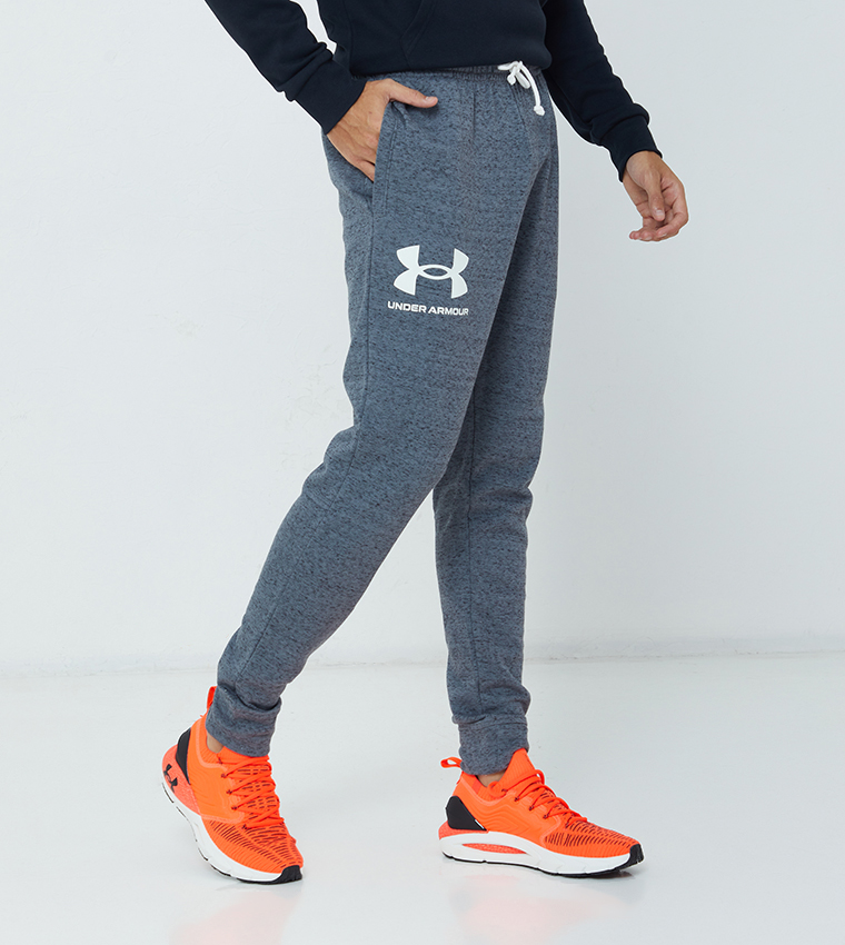 Buy Under Armour Rival Terry Jogger In Grey