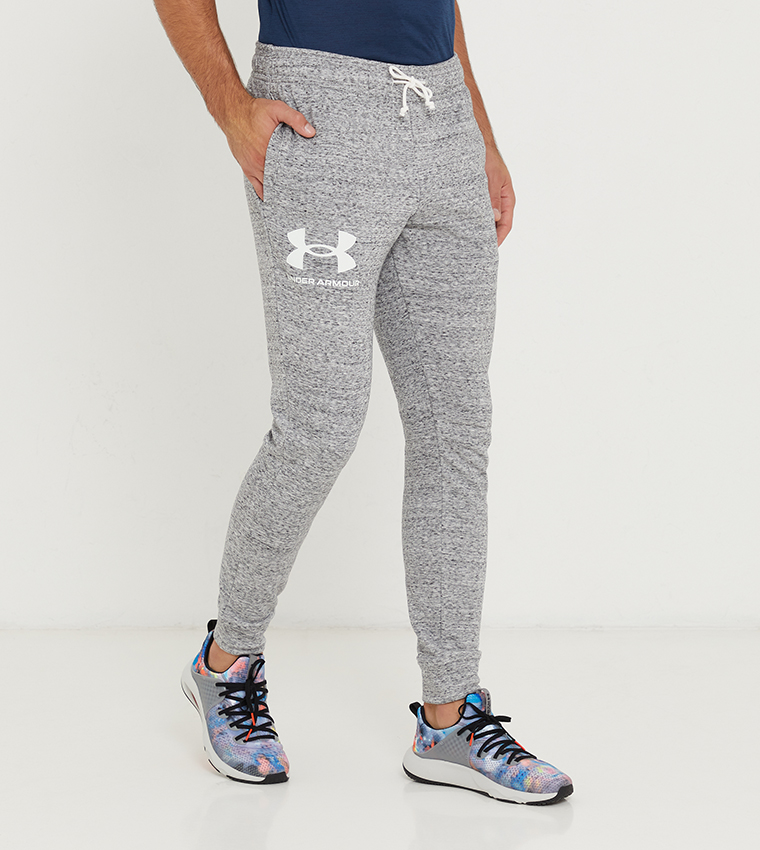 Buy Under Armour UA Rival Terry Jogger In Grey