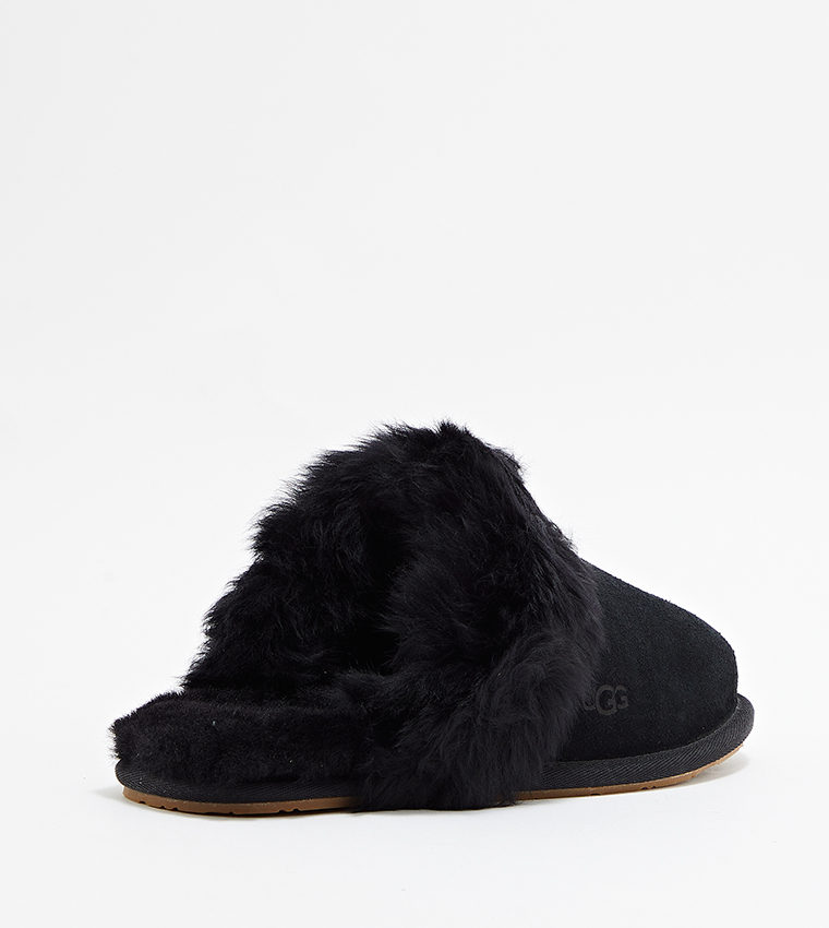 SCUFF SIS Fur Detail Home Slippers