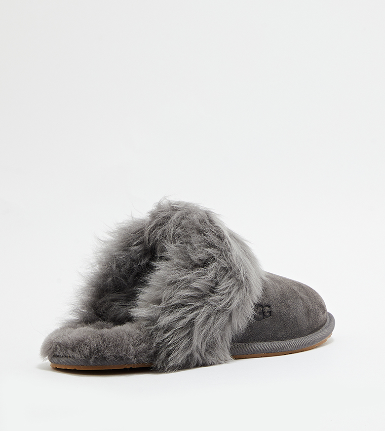 SCUFF SIS Fur Detail Home Slippers